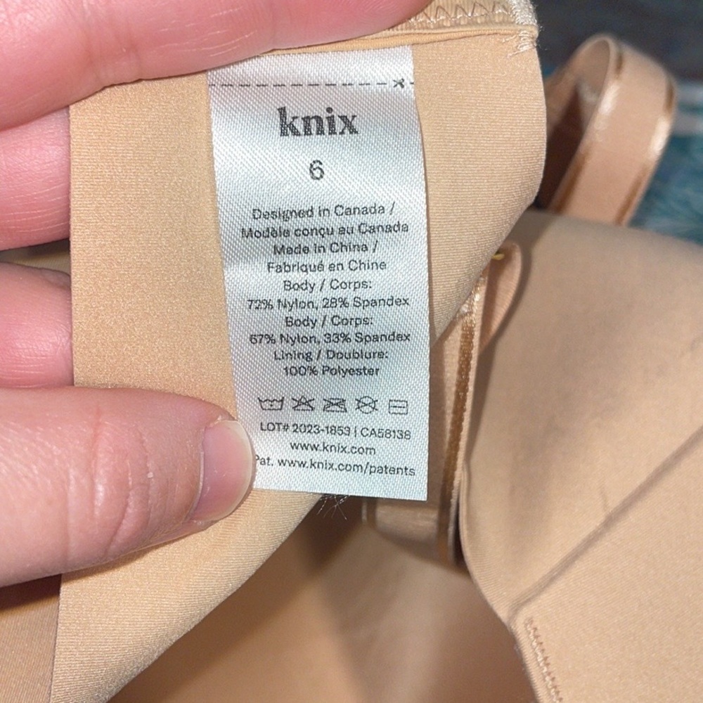 Knix WingWoman Contour Bra in Warm Sand SZ 6 NWT - Picture 10 of 10